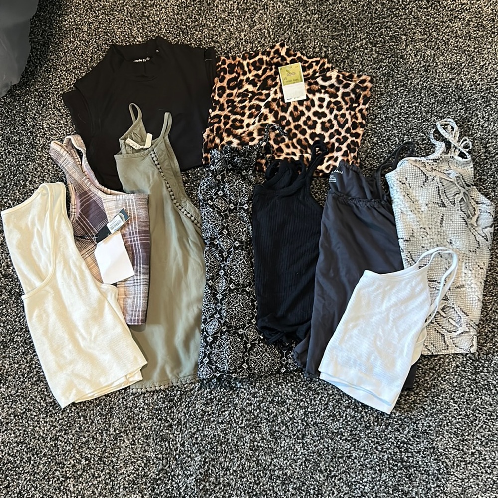 Huge lot of tank tops!